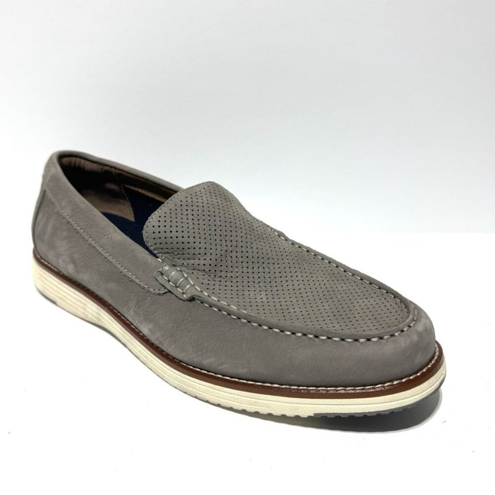 Johnston & Murphy Mens Upton Loafers Gray Size 13 M